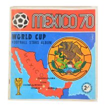 A Mexico 1970 Panini sticker album, near complete with two stickers missing