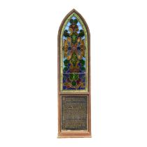 Stained glass window,