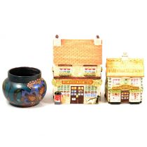 Three boxes of mixed ceramics