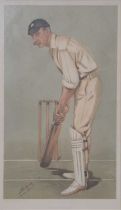 Eight Vanity Fair/Spy prints, Cricketers.