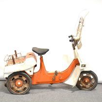 BSA Ariel 3 moped, 1971, YKA30J – a restoration project (no documents).