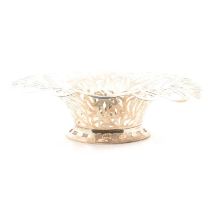 A white metal bowl, pierced design, Joalharia do Carmo, Lisbon,