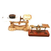 Large collection of kitchen scales and weights,