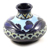 Kerry Goodwin for Moorcroft, a squat vase in the Second Dawn design,