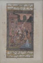 Two Asian illuminated illustrations,