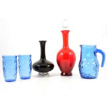 A collection of decorative ceramics and glasswares
