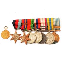 WW2 medals and photograph albums.