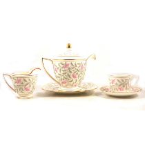 Minton bone china tea service, Petunia pattern