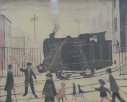 After Laurence Stephen Lowry, two colour prints,