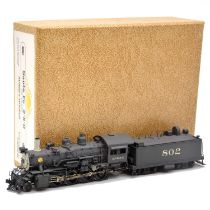Sunset Models HO gauge steam locomotive and tender, brass model, boxed