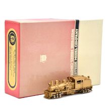 Westside Models HO gauge steam locomotive, two truck shay, brass model, boxed