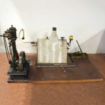 A Stuart stationary steam model engine