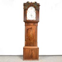 North Country mahogany longcase clock