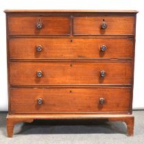 Victorian mahogany chest of drawers,