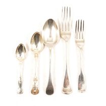 Quantity of silver cutlery,
