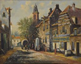 H ten Hoeved, Dutch street scene,