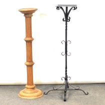 Two plant stands,