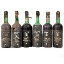 Croft 1970 vintage port, 6 bottles
