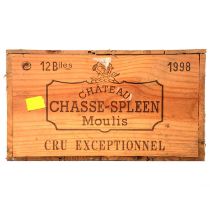 1998 Ch Chasse-Spleen, Moulis-en-Medoc, 12 bottles, owc