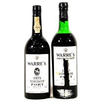 Warre's Tercentenary 1970 and Warre's 1975 vintage ports