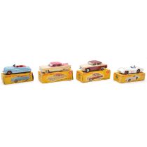 Four Dinky Toys die-cast models, 106, 165, 180, 237, all boxed