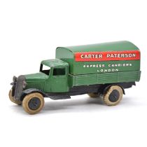 Pre war Dinky die-cast model van, 'Carter Paterson' livery