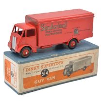 Dinky Toys model 514 Guy Van 'Slumberland', boxed.