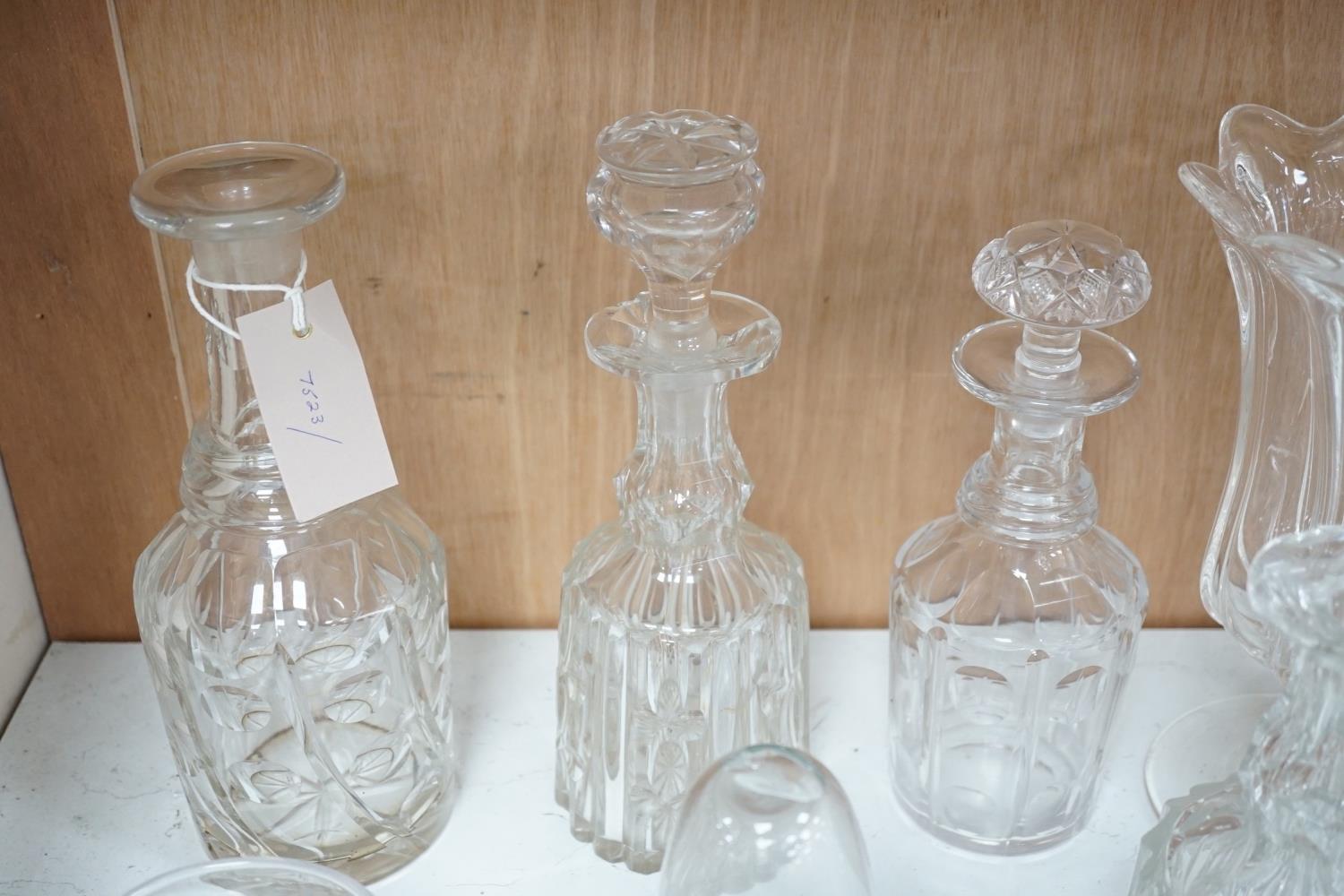 A mixed collection of 18th and 19th century glassware, - Image 9 of 10