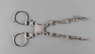 A pair of 18th century silver sugar nips, James Graham? London, circa 1770, 12.7cm.