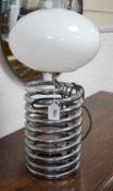 A vintage chrome table lamp by Ingo Maurer for Design M, Germany 1960s,