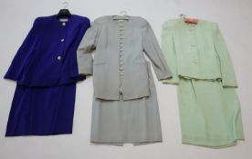 Carolina Herrera, 3 suits, size 14