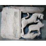 A South Asian stone carving, height 78cm