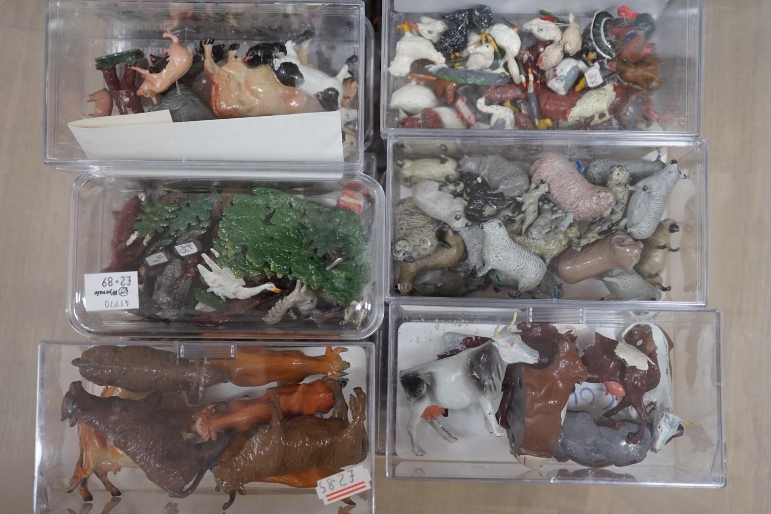 A large childhood collection of hollowcast lead toys, various makers, pre-war and later, including - Image 2 of 4