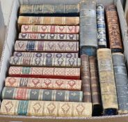 ° ° Prize Bindings, 8 vols, gilt calf bindings (for Geology GS. / Victoria School, Geelong), with