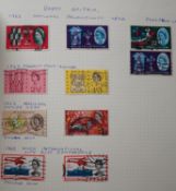 World stamps in albums, plus coin FD covers, USA year packs and loose