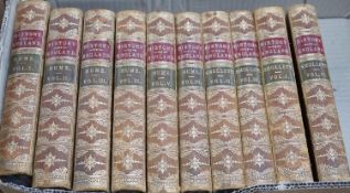 ° ° Hume, David - The History of England ... new edition, 6 vols. portrait frontis.; together with