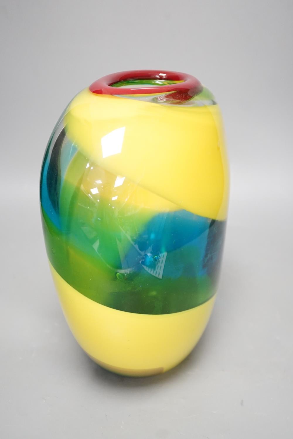 A Murano art glass vase, 25.5cm high - Image 2 of 3