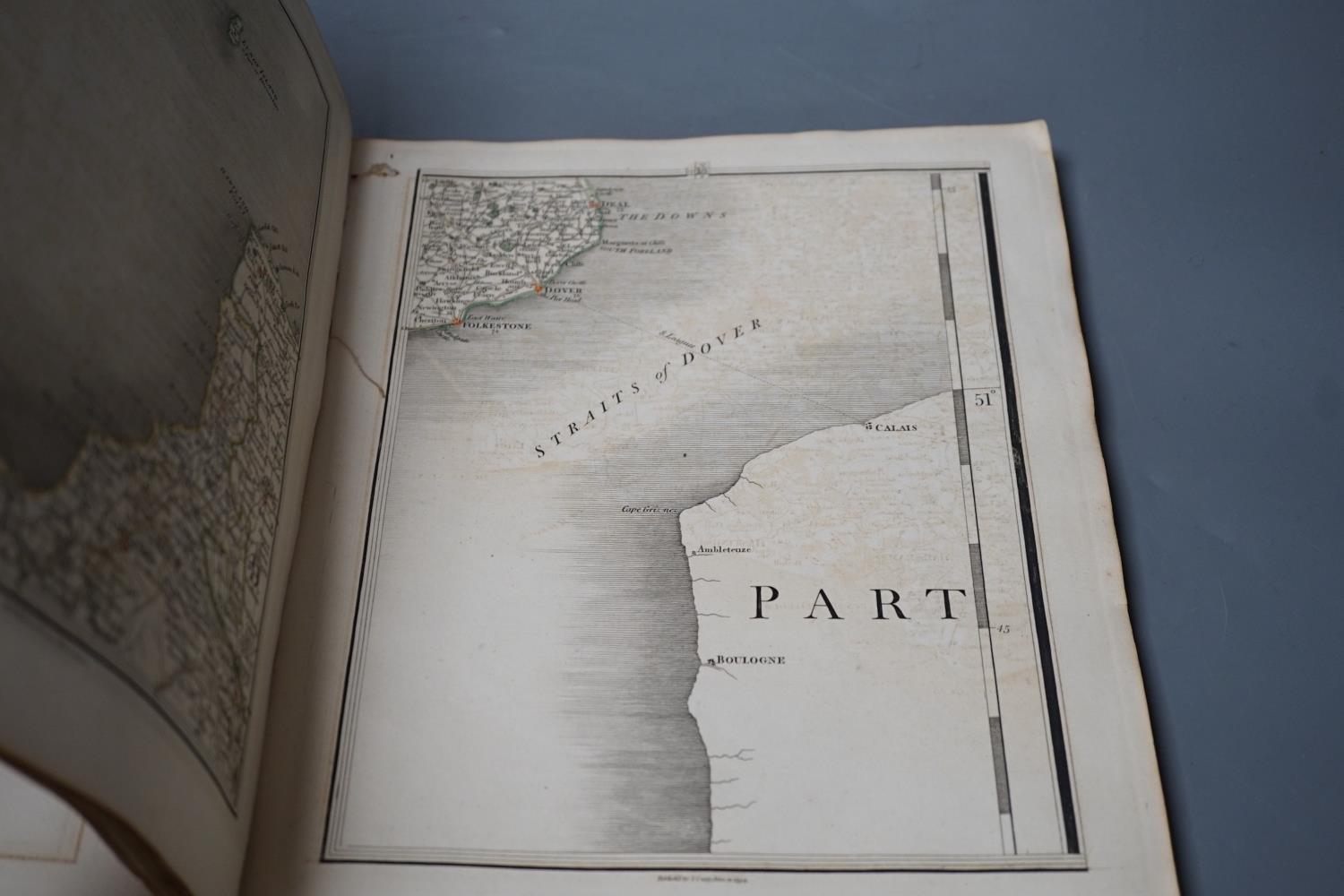 ° ° Cary’s New Map of England and Wales with part of Scotland, a leather bound volume, published - Image 3 of 3