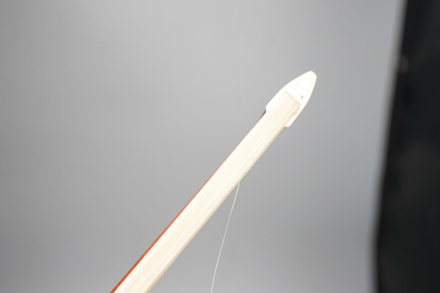 An R. Paesold, Germany violin bow with ivory veneered tip, 74cm Ivory submission reference: - Image 2 of 5