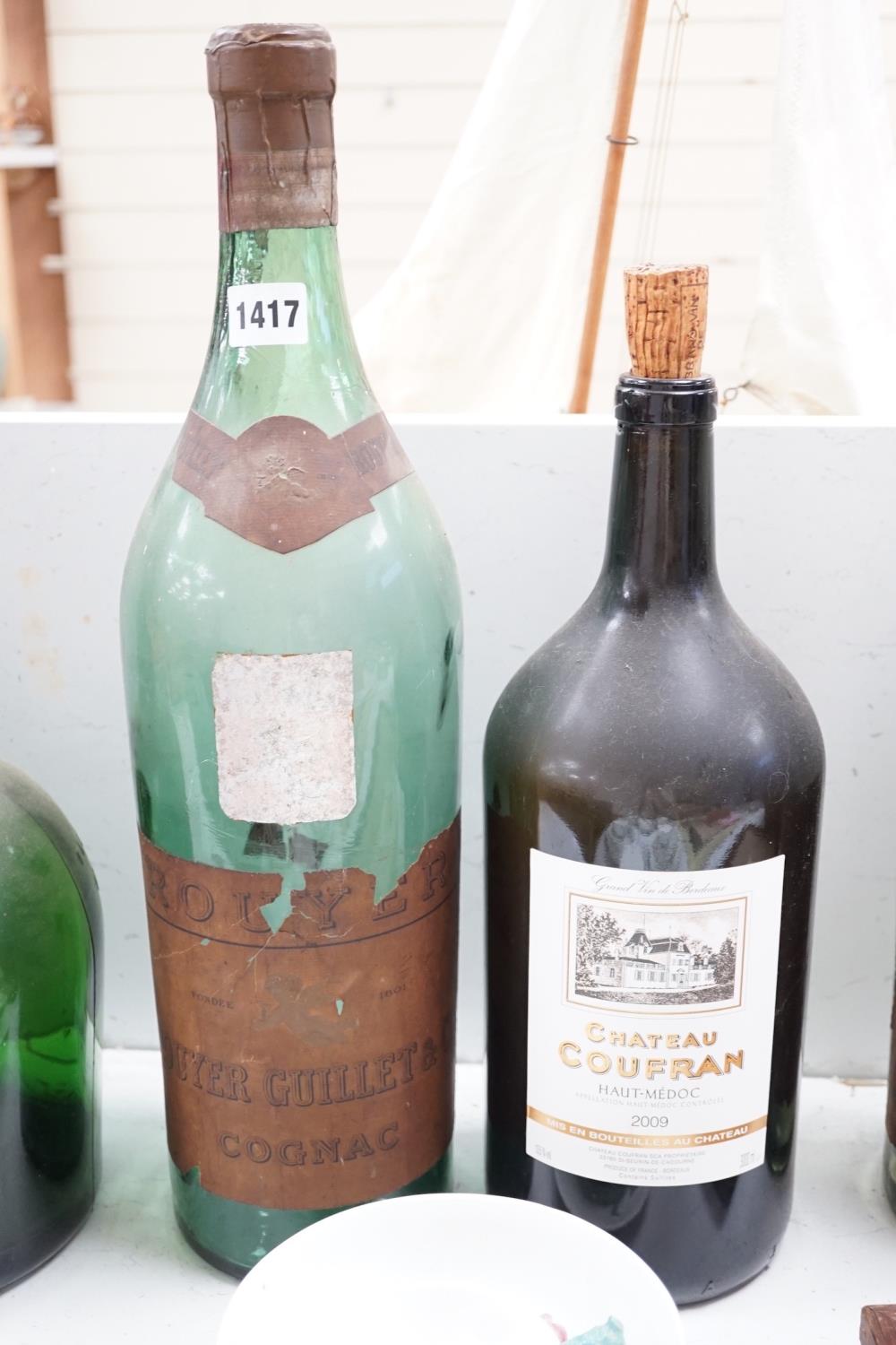 A collection of oversize and advertising bottles for Cinzano, Courvoisier, Moet Chandon, Rouyer - Image 3 of 5