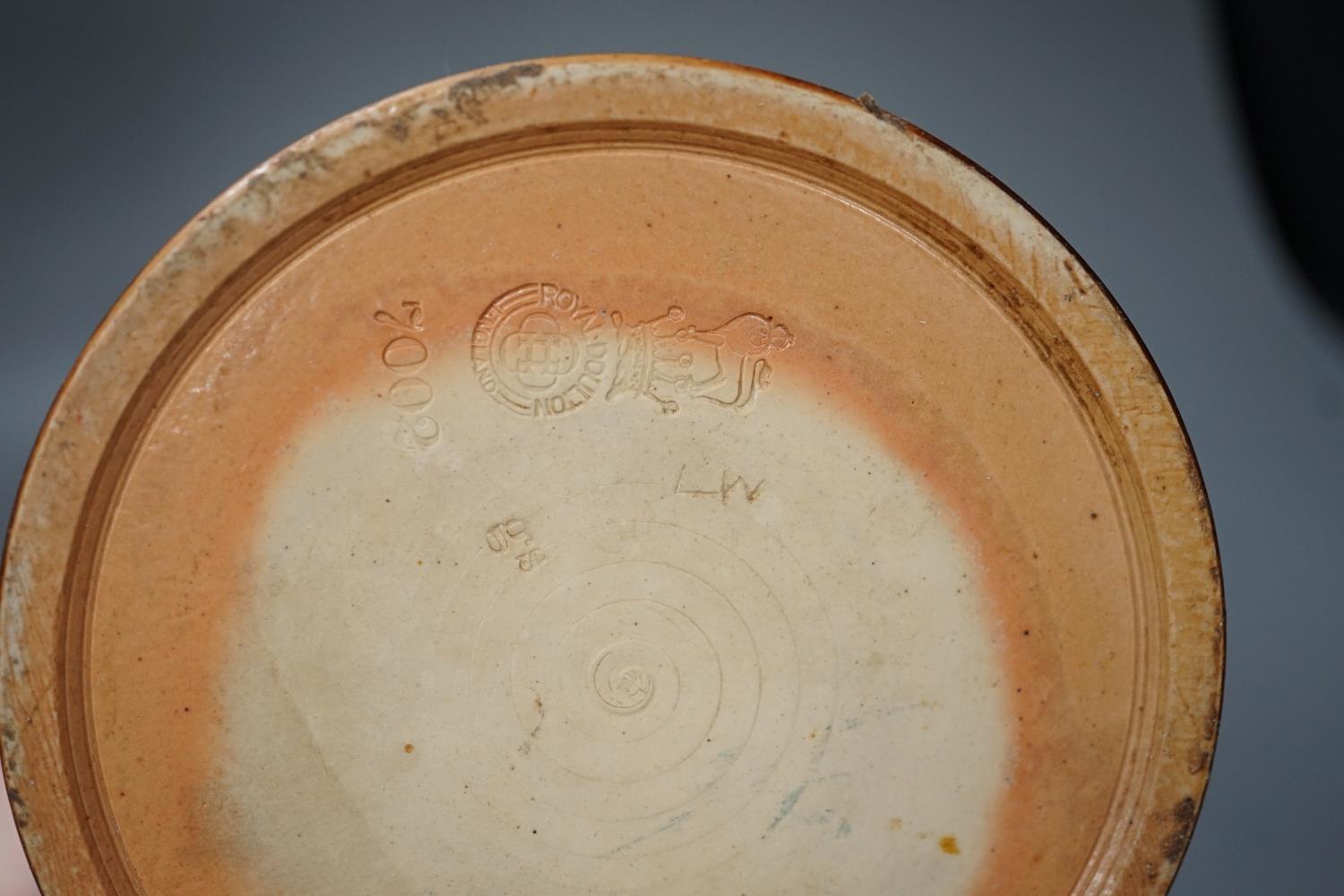 A Royal Doulton stoneware ‘UNC. BORIC.’ drug jar 18cm and a Doulton Slater’s patent flagon, 33cm - Image 5 of 5