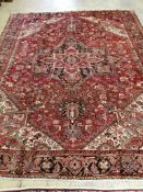 A Heriz carpet, 310 x 266cm