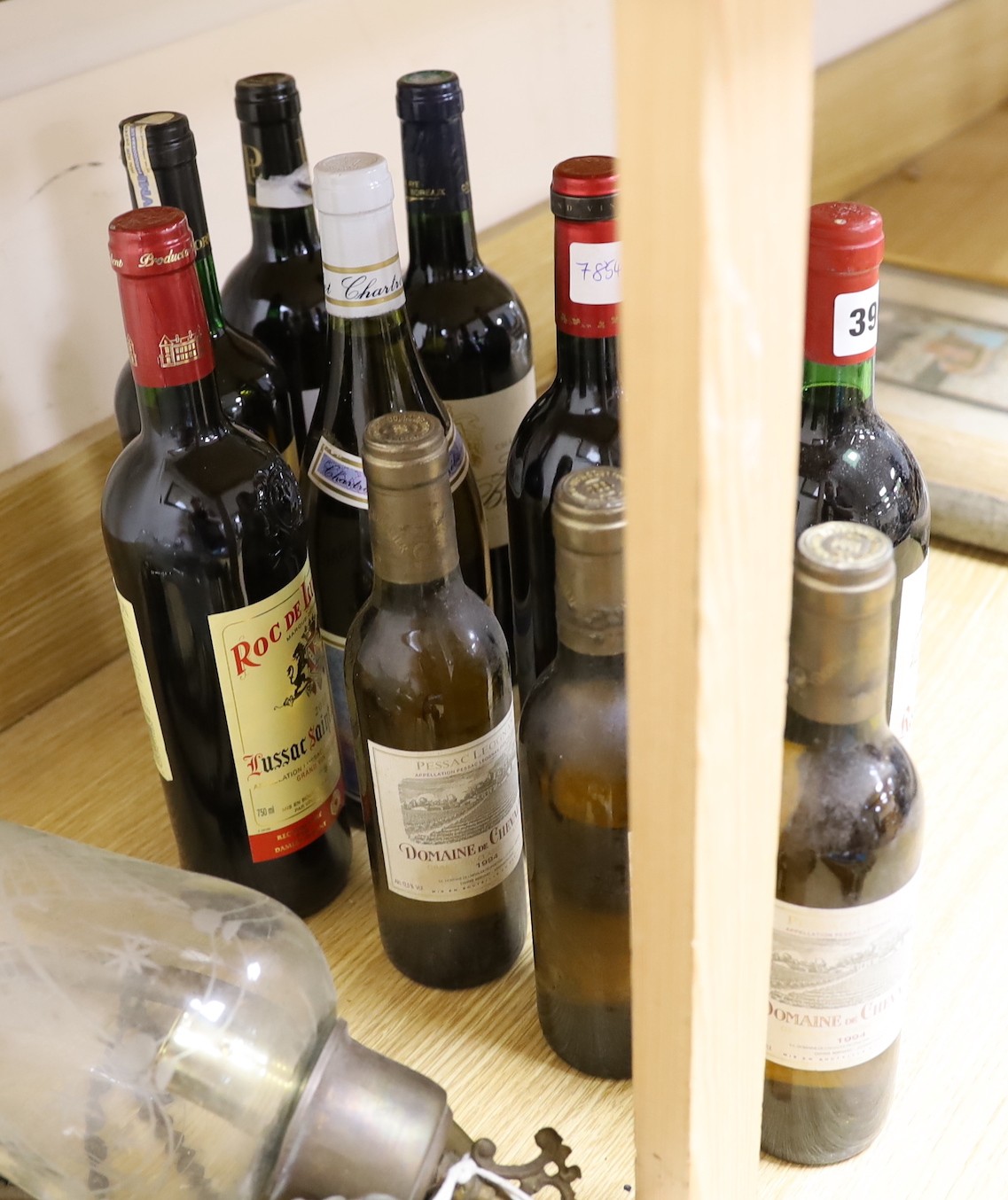 Eight bottles of mixed wines and three half bottles of wine - Image 2 of 2