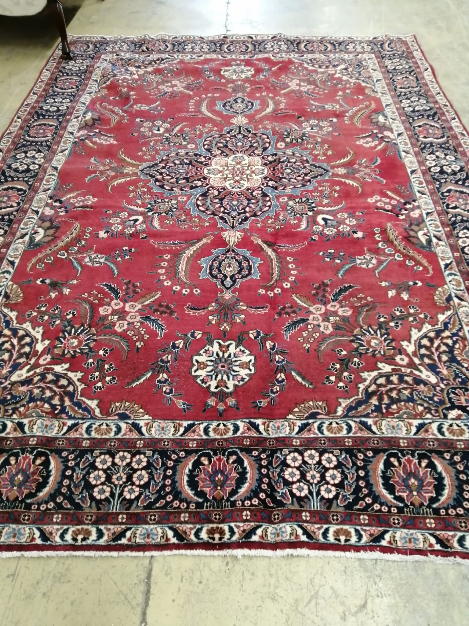 A Tabriz carpet, 365 x 252cm