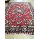 A Tabriz carpet, 365 x 252cm