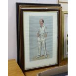 Spy (Vanity Fair), four prints of cricketers, 'July 1901', 'The Champion County', 'Plum' and '