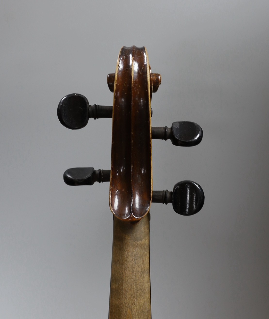 A Maidstone violin, with bow, cased.violin 59 cms high. - Image 6 of 9