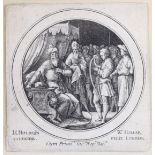 Wenceslaus Hollar after Hans Holbien the younger, drypoint etching second state c.1638, ’David