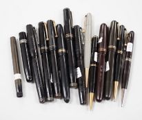 Swan fountain pens and pencils and related parts