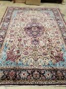 A Tabriz carpet, 348 x 253cm